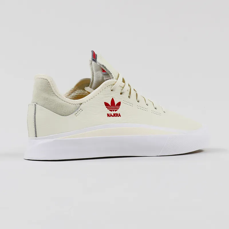 Adidas Skateboarding Sabalo Shoes White Red-7