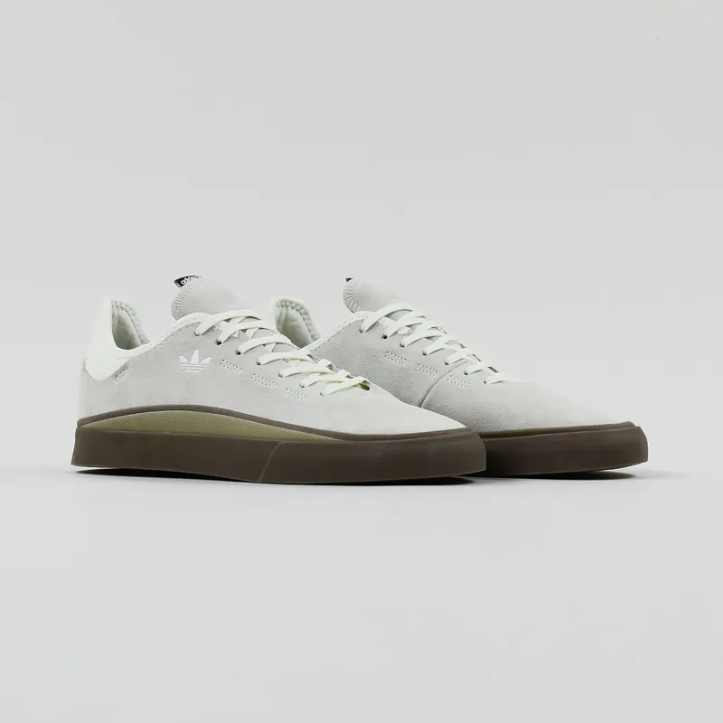 Adidas Skateboarding Mens Sabalo Trainers Shoes White Gum