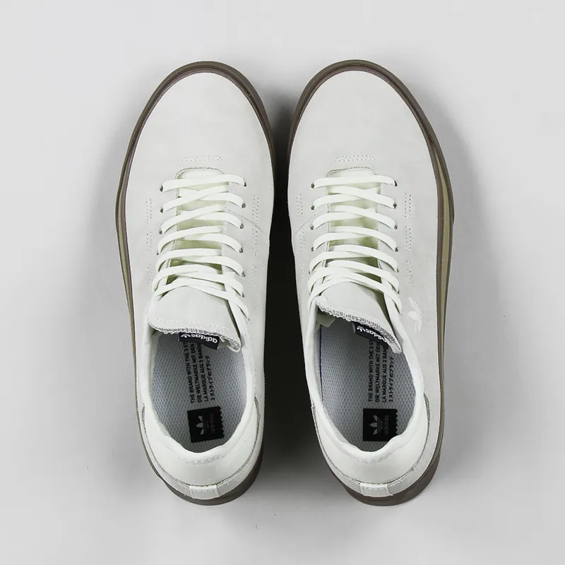 adidas originals sabalo sneakers in off white suede