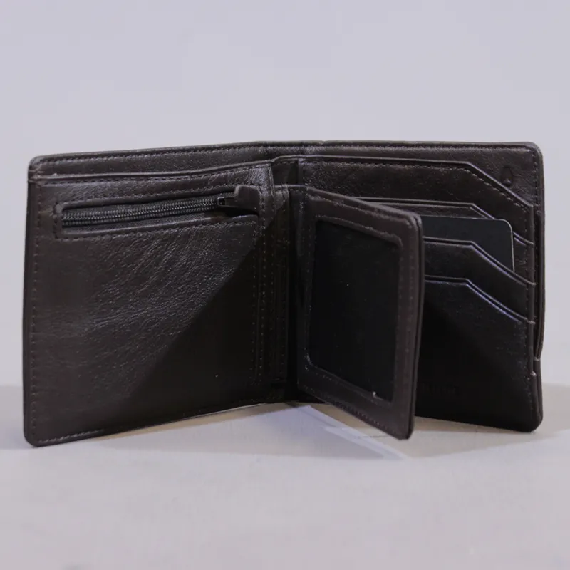 Nixon Satellite Big Bill Bi Fold Wallet Brown-4
