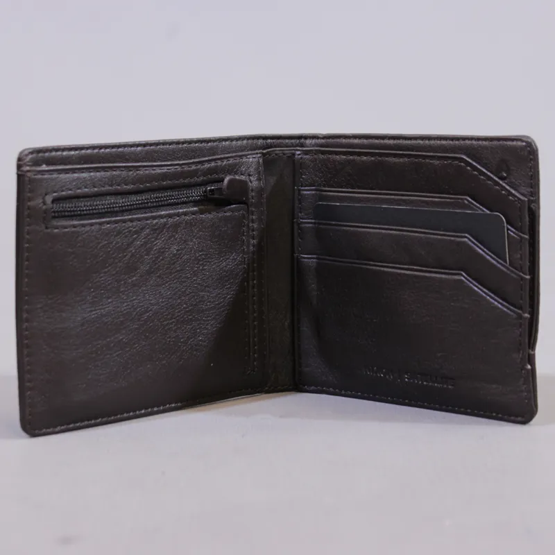 Nixon Satellite Big Bill Bi Fold Wallet Brown-1