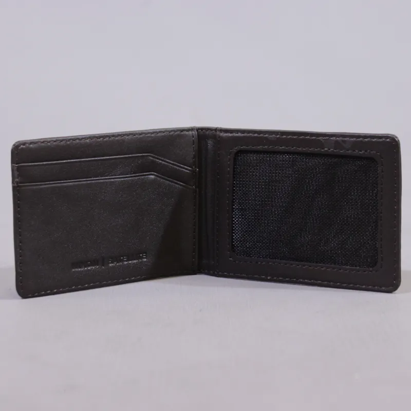 Nixon Satellite Big Bill Bi Fold Wallet Brown-3