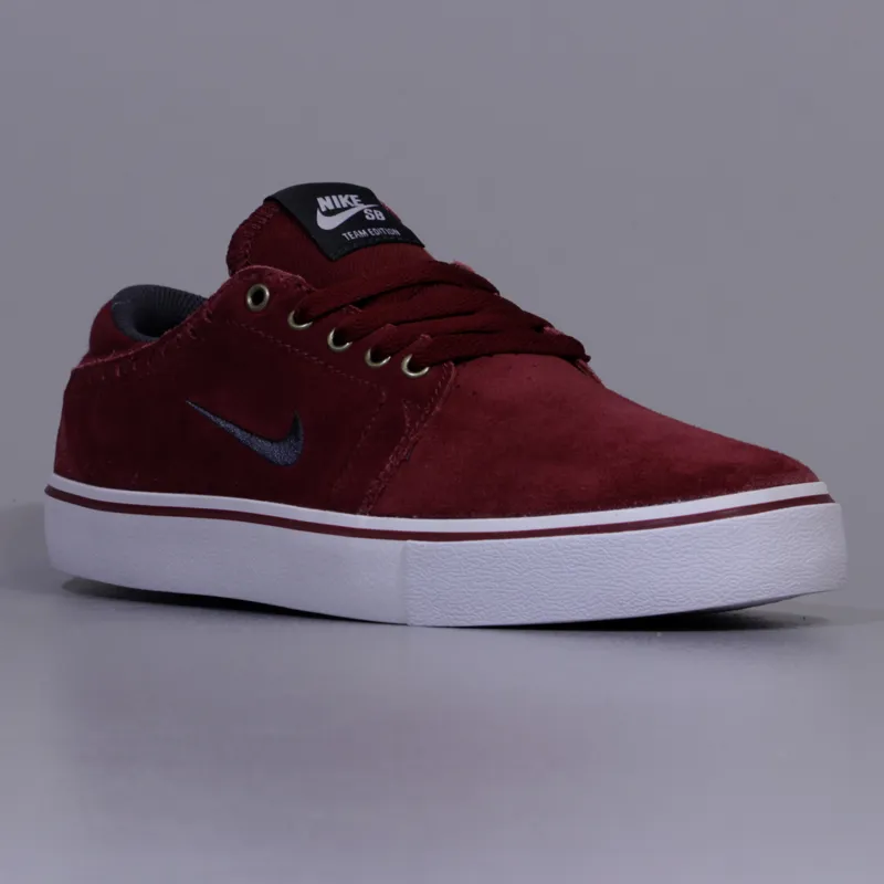 Nike SB Team Edition Shoes Red Anthracite White-4