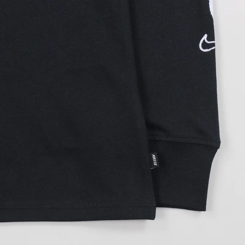 Nike SB Roses Long Sleeve T Shirt Black-4