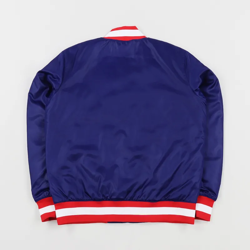 NIKE SB X NBA BOMBER JACKET DEEP ROYAL BLUE WHITE