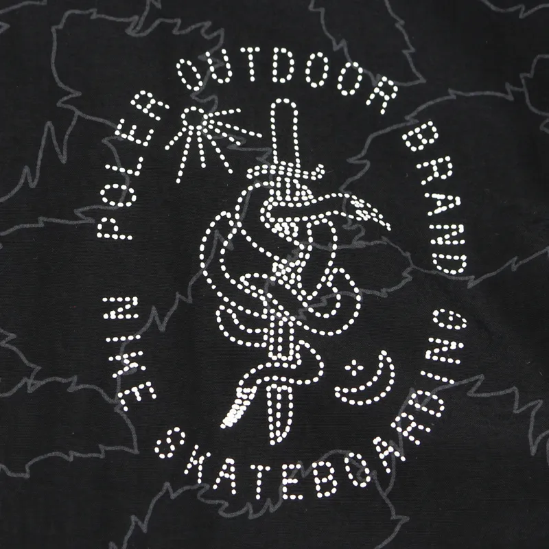 Nike SB x Poler Outdoor Stuff Mens Print Coach Jacket Black