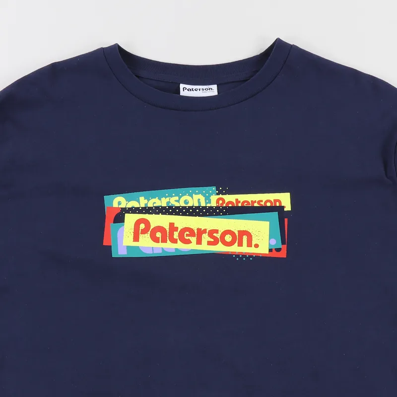 Paterson Scatter T Shirt Navy-1