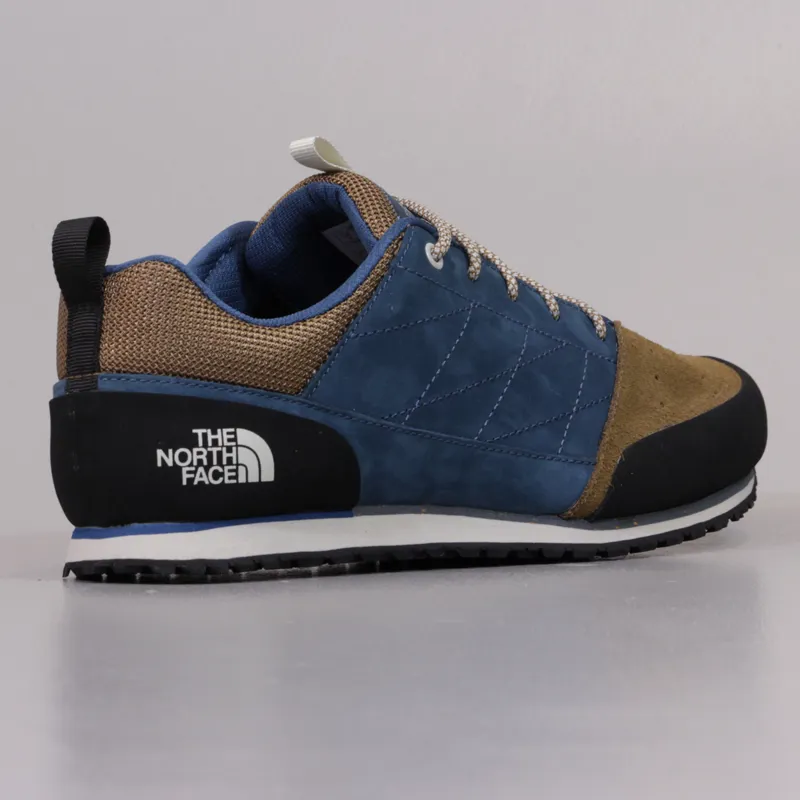 The North Face Mens Scend Leather Shoe Shark Blue Utility Brown-5