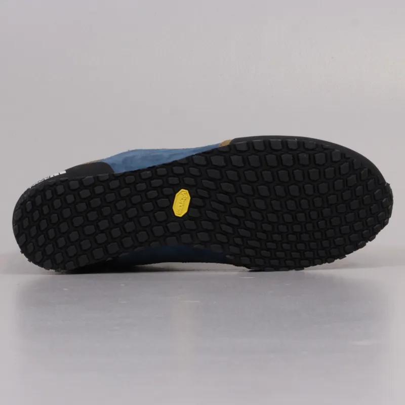 The North Face Mens Scend Leather Shoe Shark Blue Utility Brown-6