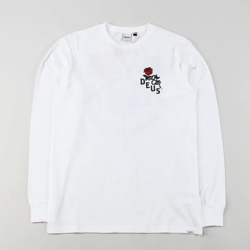 Deus Ex Machina Scorpio Long Sleeved T Shirt White-1