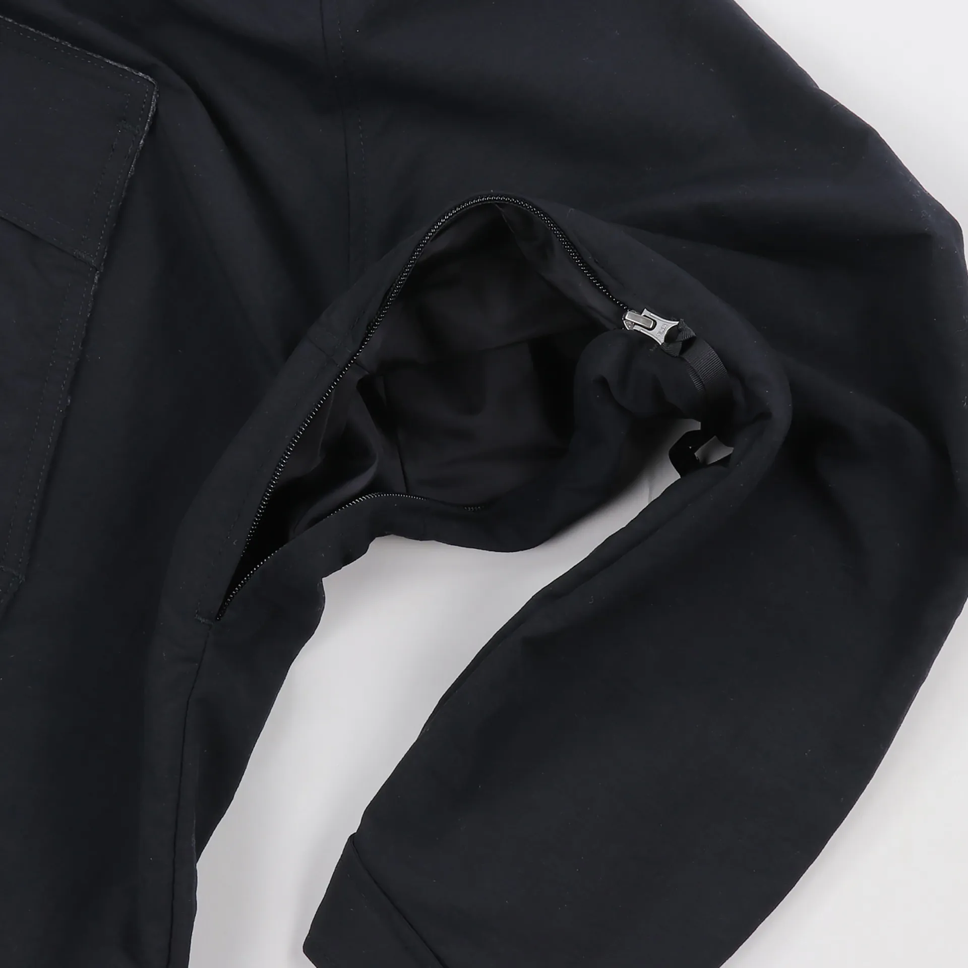 Battenwear Mens Outdoor USA Travel Scout Anorak Jacket Black