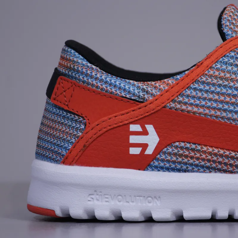 Etnies Scout Shoes Blue Orange White-1