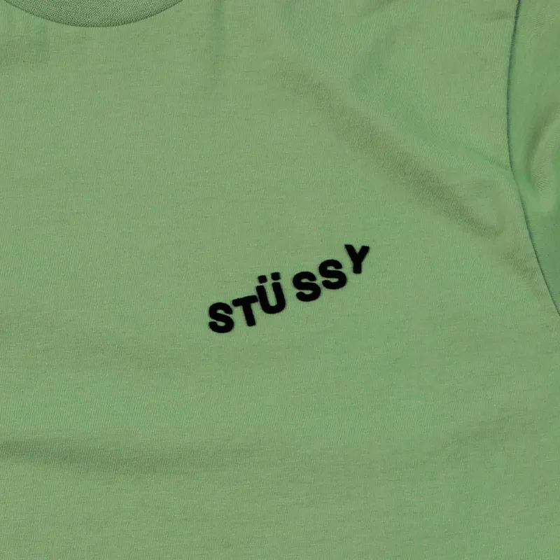 Stussy Scramble T Shirt Green-2