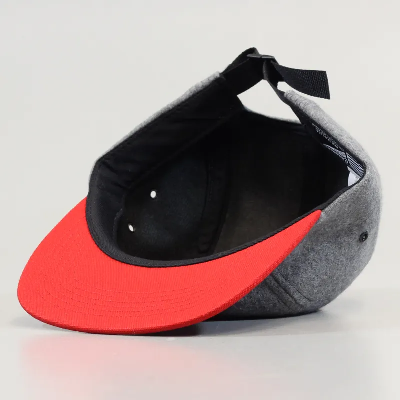 Huf Script Volley 5 Panel Cap Grey-4