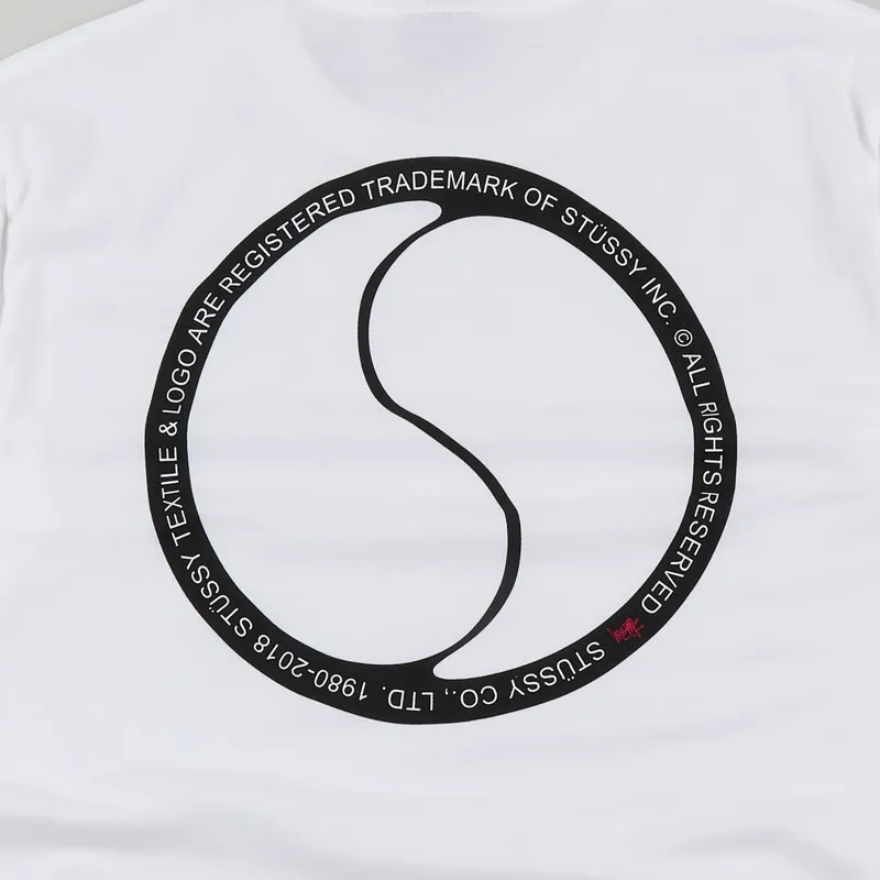 Stussy S Dot T Shirt White-3