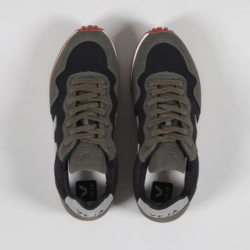 Veja Womens SDU B-Mesh Vegan Shoes Black Oxford Grey Olive-7