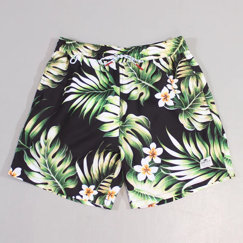 Penfield Seal Swimmer Shorts Black Palm