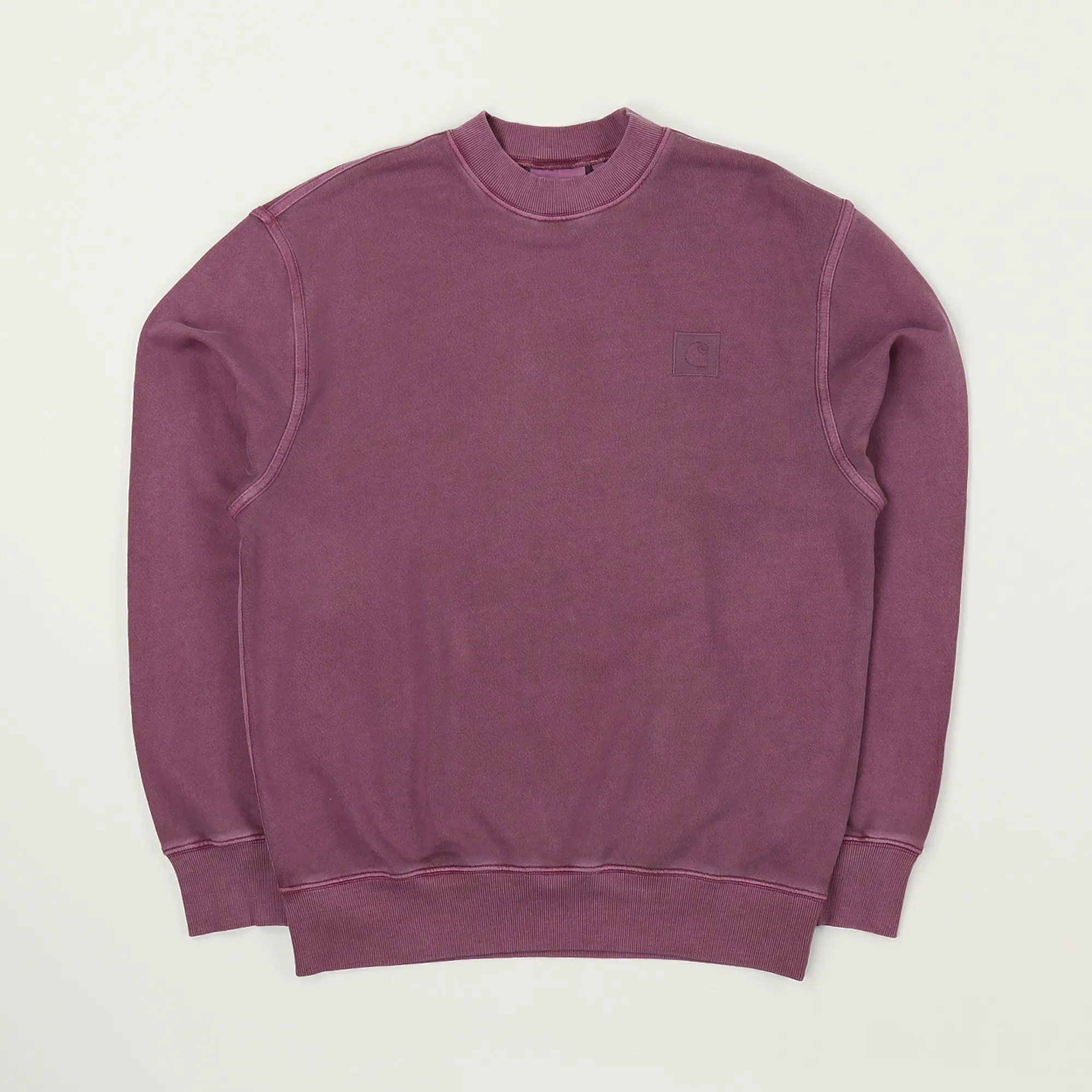 Carhartt WIP Mens Garment Dyed Sedona Sweatshirt Sweat Purple