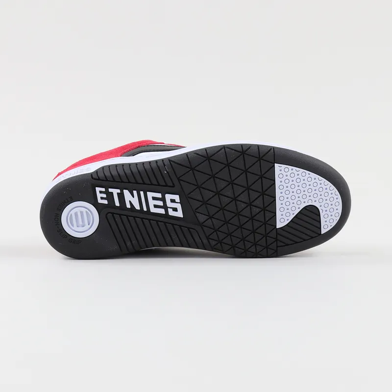 Etnies Senix Lo Shoes Red White Black-8
