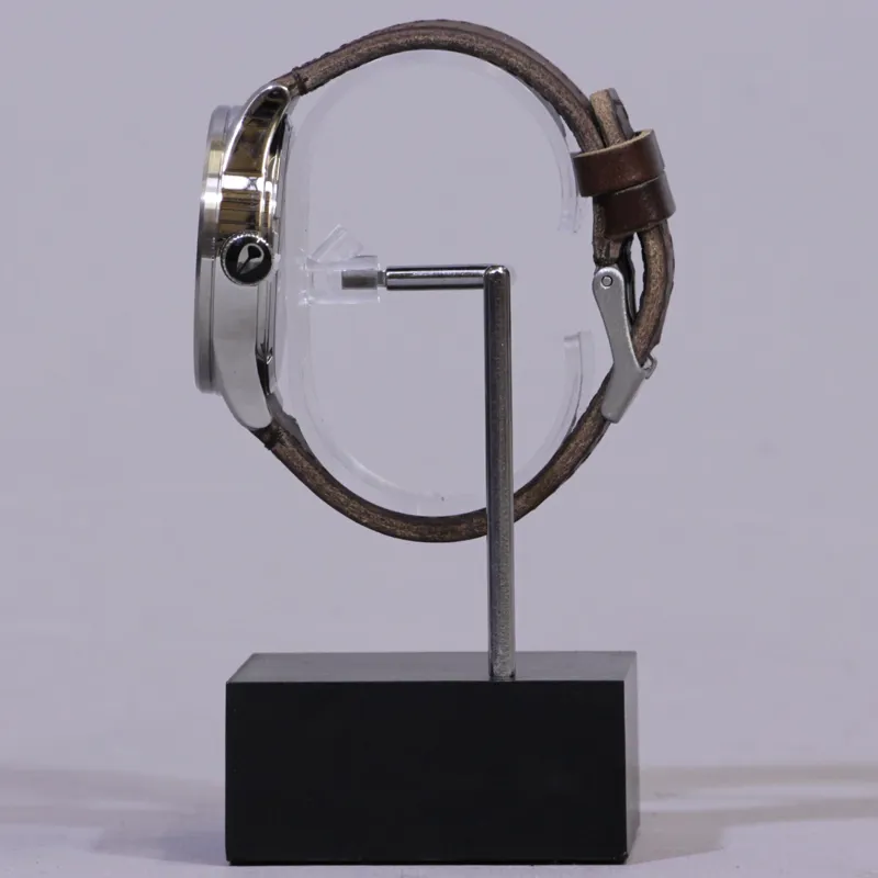 Nixon Sentry Leather Watch Blue Brown-1