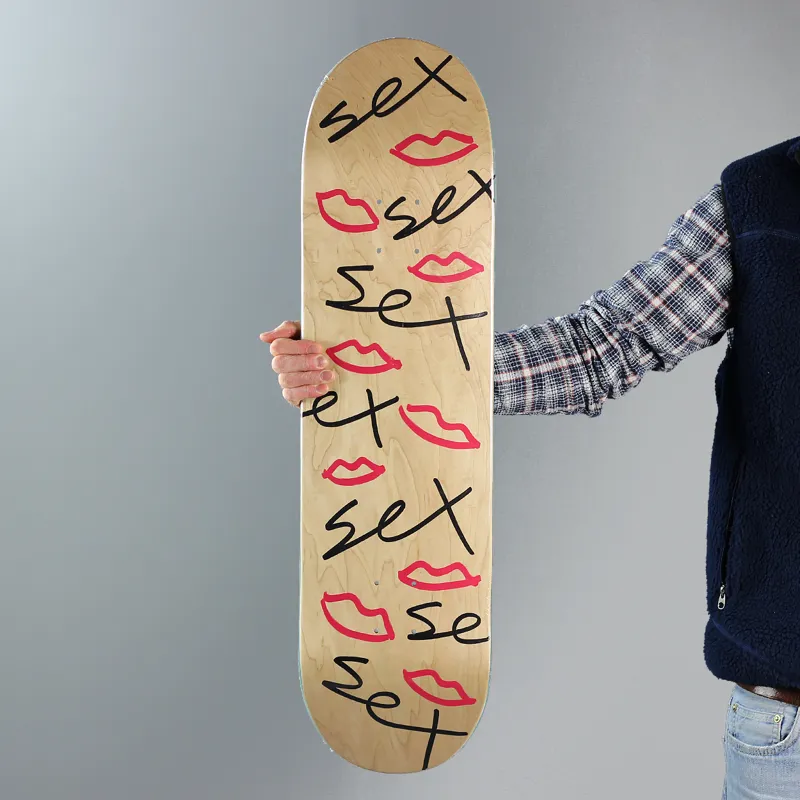 Sex Skateboards All Over Logo Deck 8.25 Inch