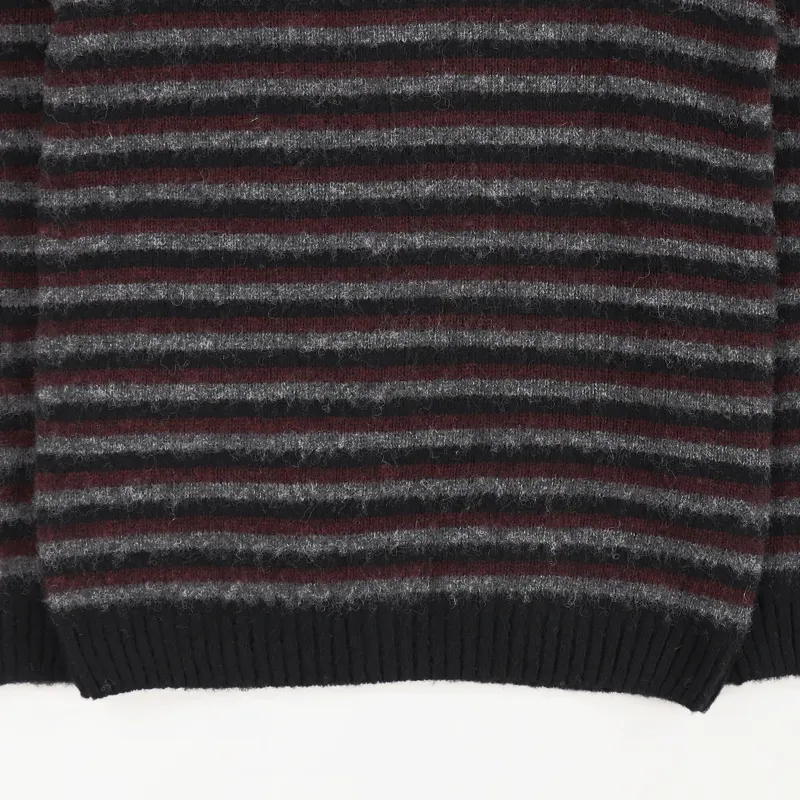 Norse Projects Sigfred Brushed Stripe Sweater Multi Colour-2