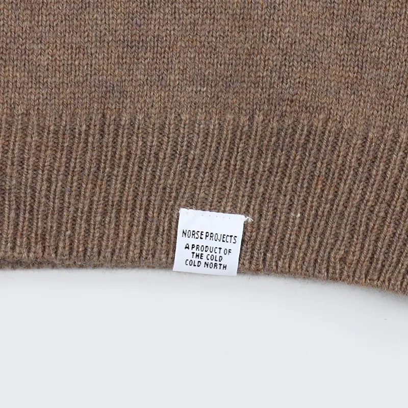 Norse Projects Sigfred Lambswool Sweater Camel-2