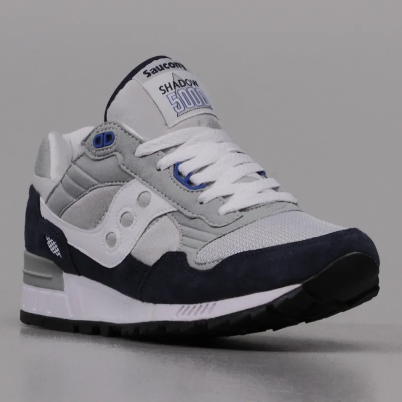 Saucony Shadow 5000 Shoes Grey Blue-4