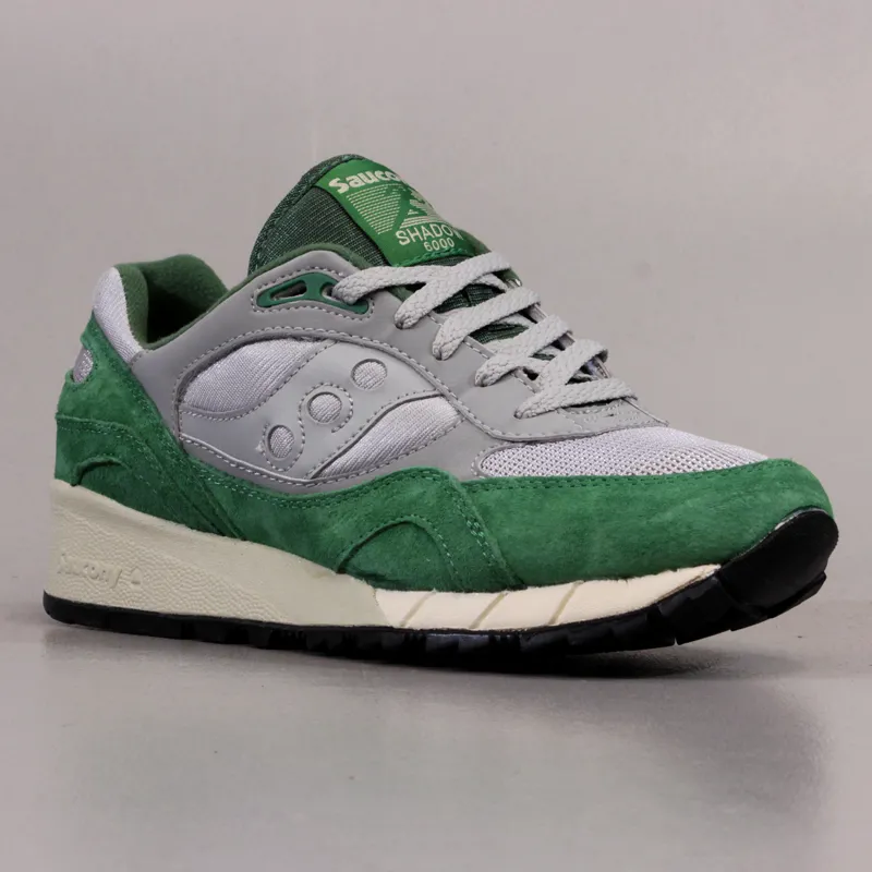 Saucony Shadow 6000 Shoes Grey Green-4