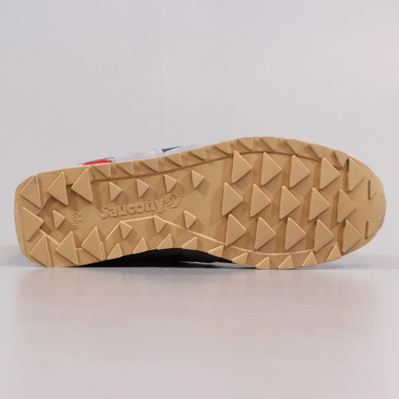 Saucony Shadow Original Shoes Grey Red-6