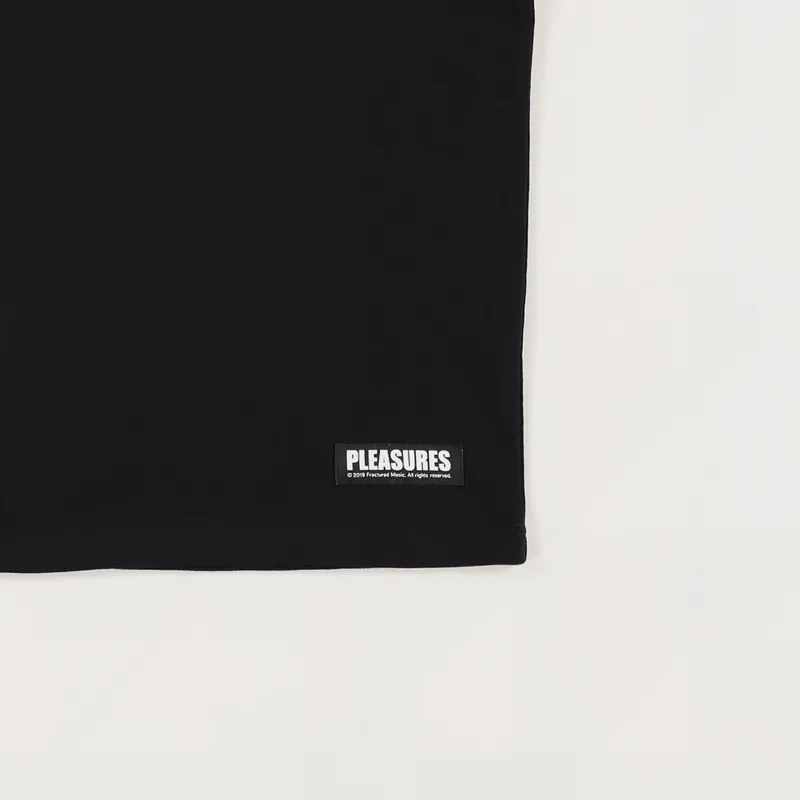 Pleasures x Joy Division Shadowplay Heavyweight T Shirt Black-2