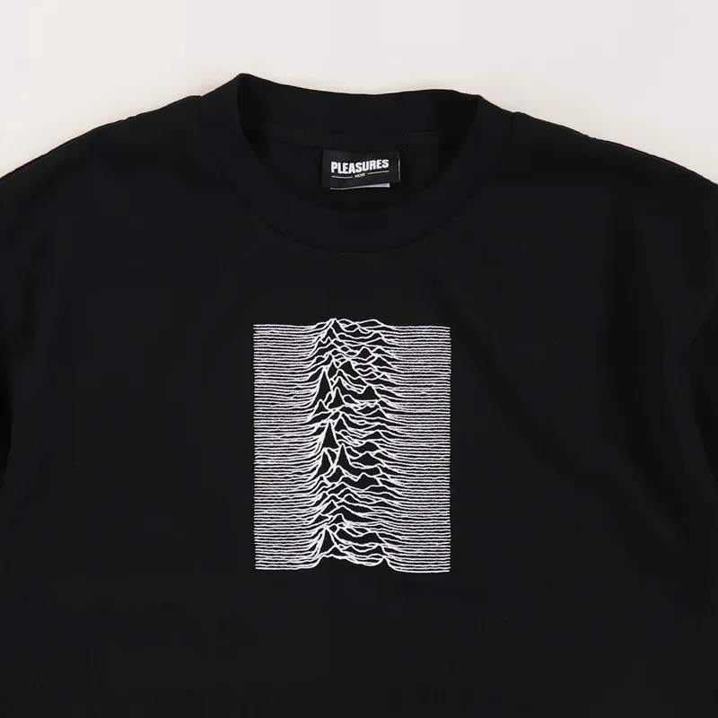 Pleasures x Joy Division Shadowplay Heavyweight T Shirt Black-1