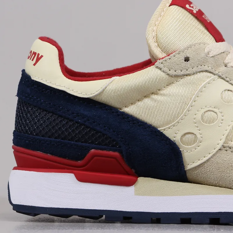 Saucony Shadow Original Shoes Cream Navy-1