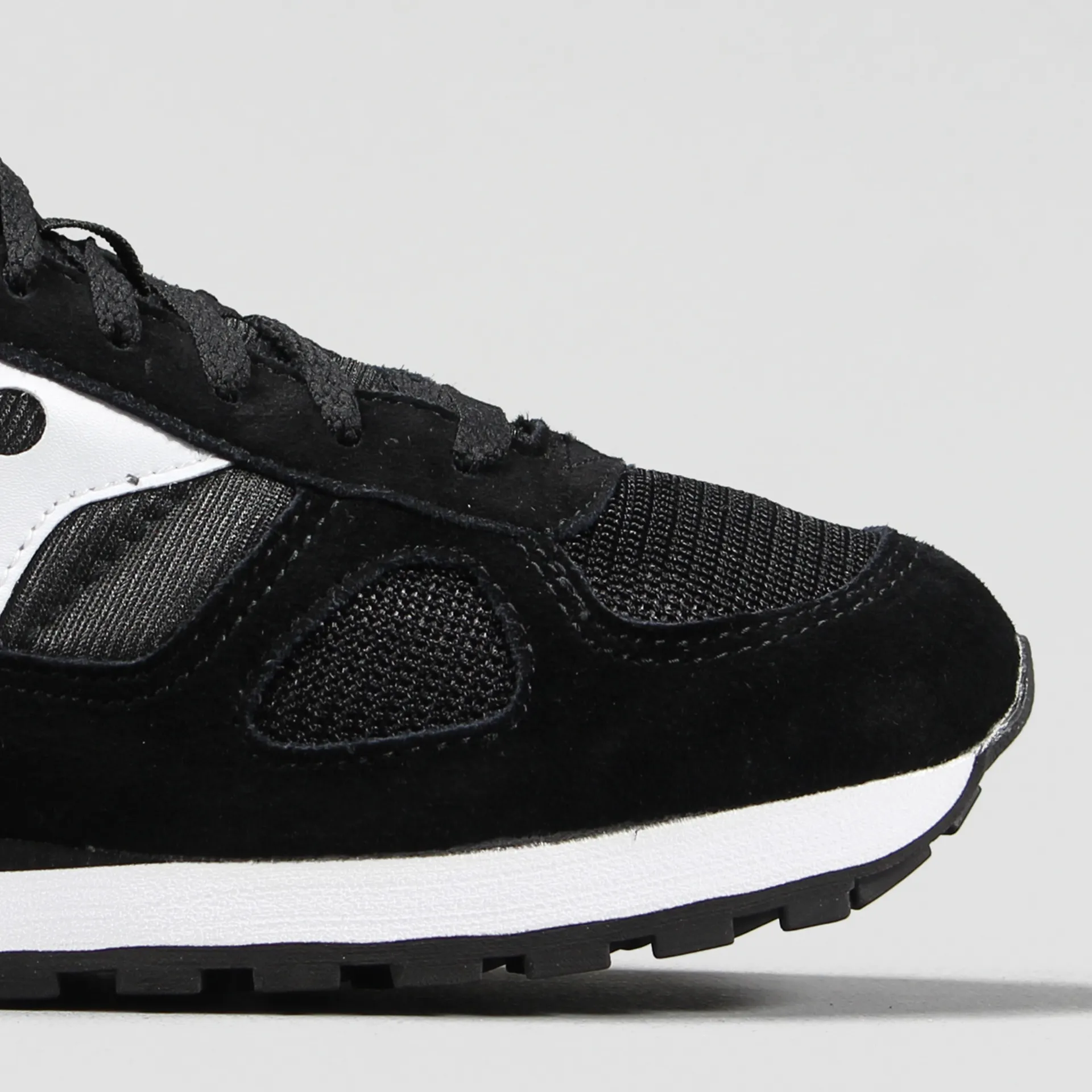 Saucony Shadow Orignal Mens Running Shoes Black White Trainers
