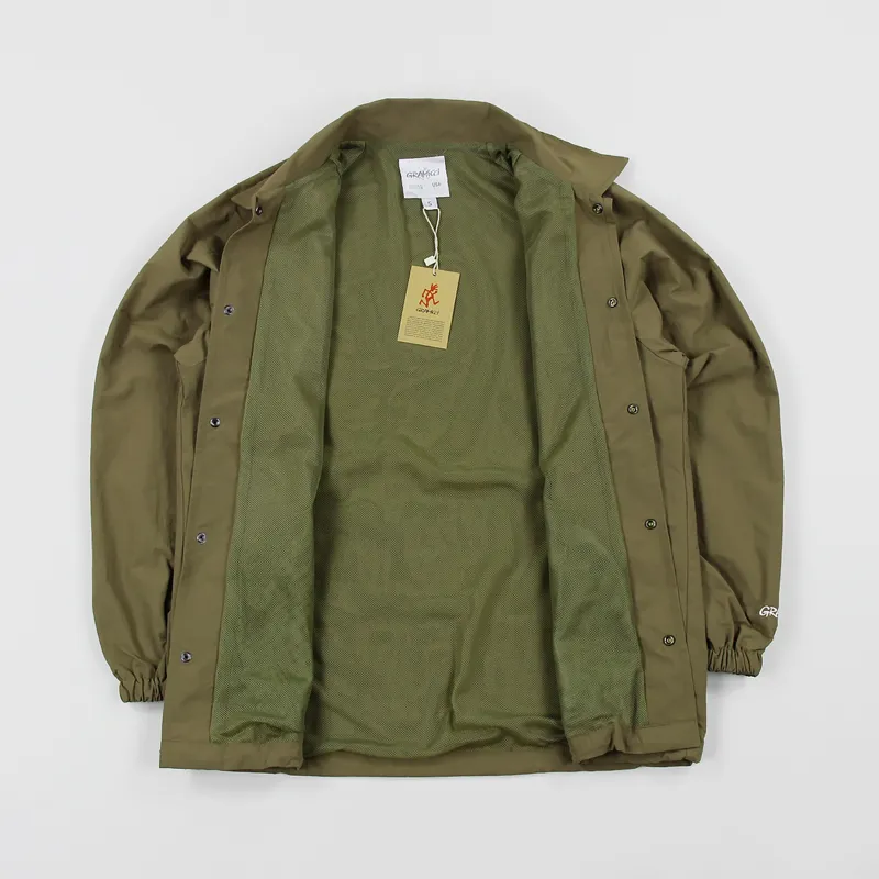Gramicci Shell Coaches Jacket Tan-3