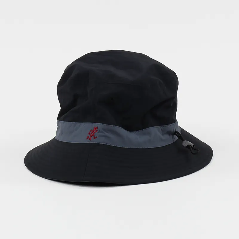 Gramicci Shell Reversible Bucket Hat Black Charcoal