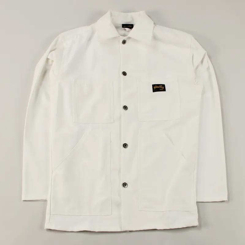 Stan Ray Shop Jacket White Sateen