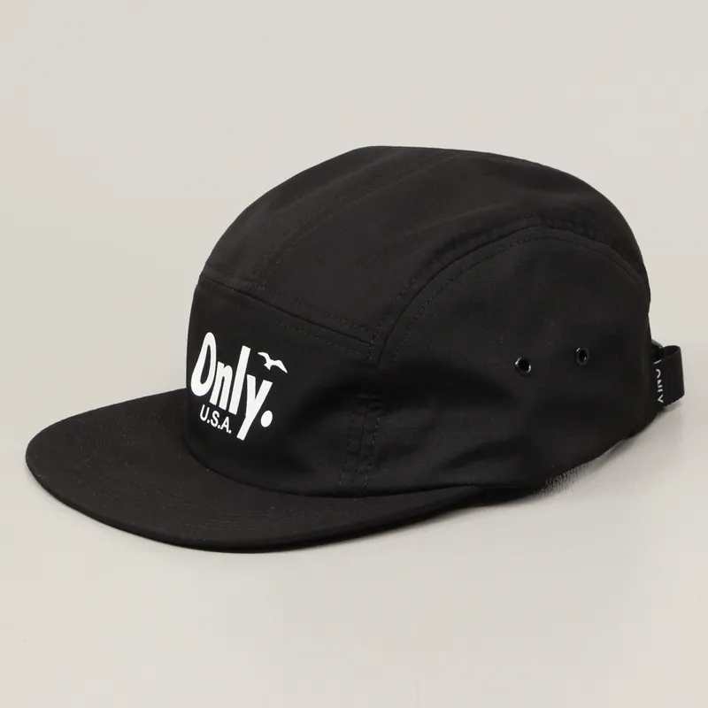 Only NY Shore Five Panel Cap Black