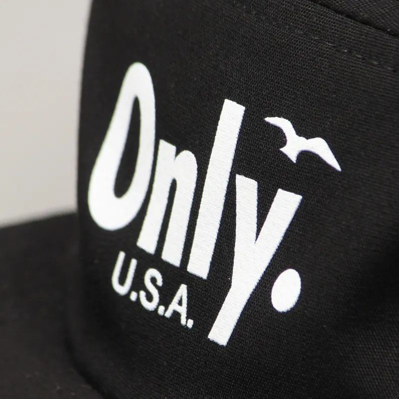 Only NY Shore Five Panel Cap Black-1