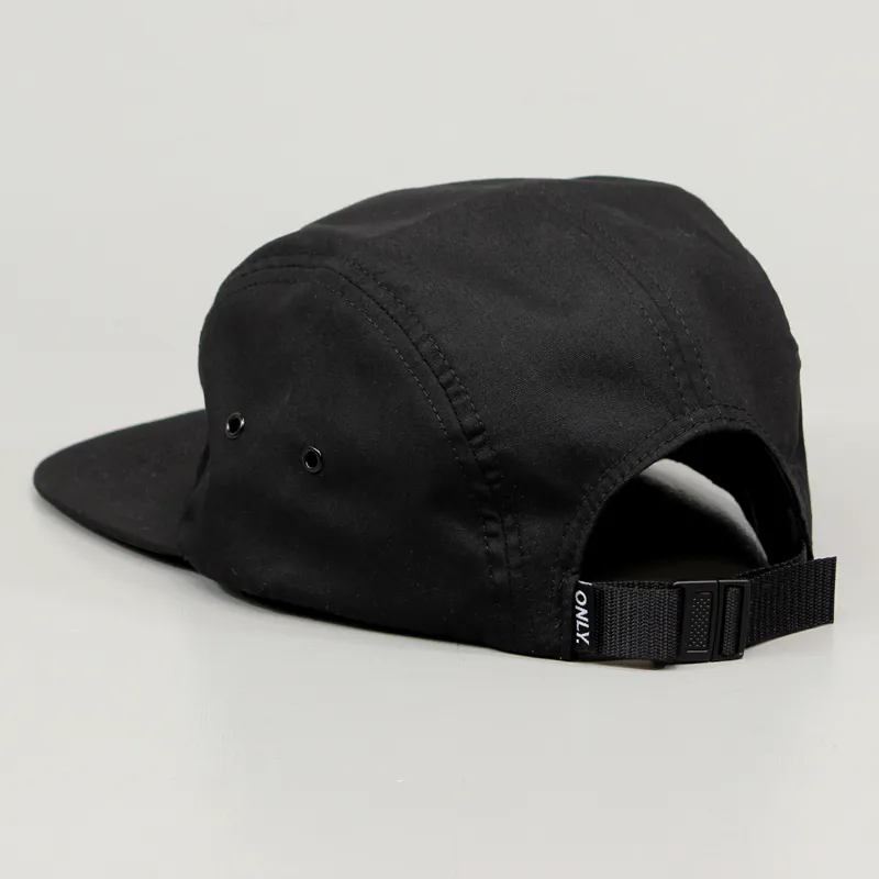 Only NY Shore Five Panel Cap Black-2