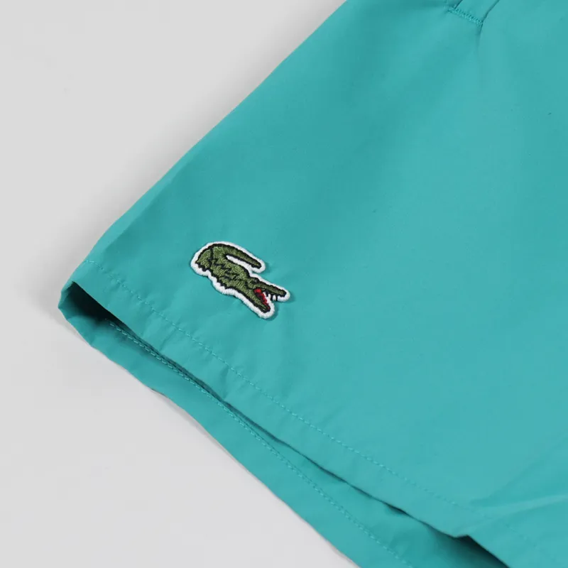 Lacoste Quick Dry Swim Shorts Green Turquoise-2