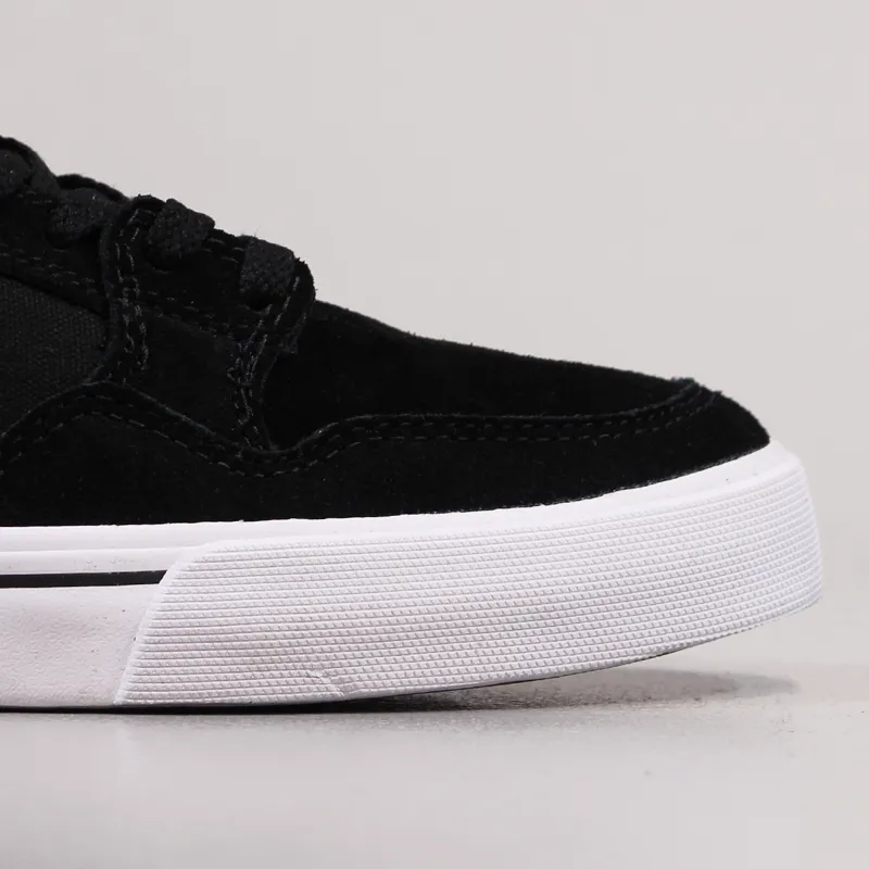 Supra Shotgun Mid Shoes Black White-3