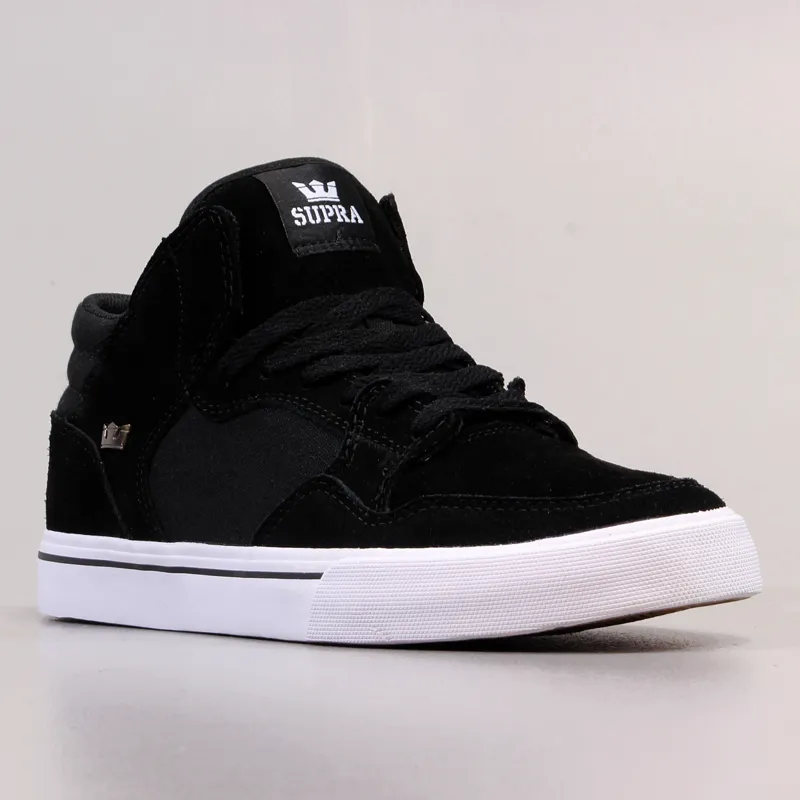 Supra Shotgun Mid Shoes Black White-4