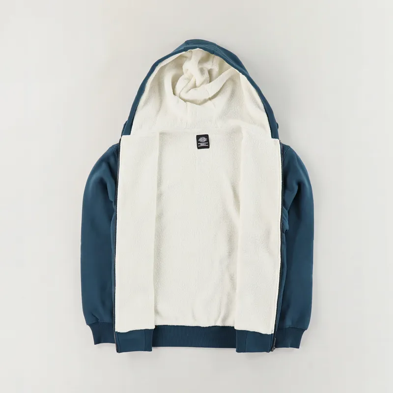 Dickies Sherpa Fleece Hoodie Dark Teal-1