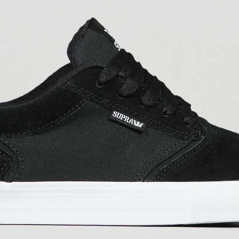 Supra Shredder Shoes Black White-2
