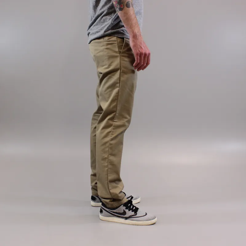 Carhartt Sid Pant Leather Light Stone Washed-1