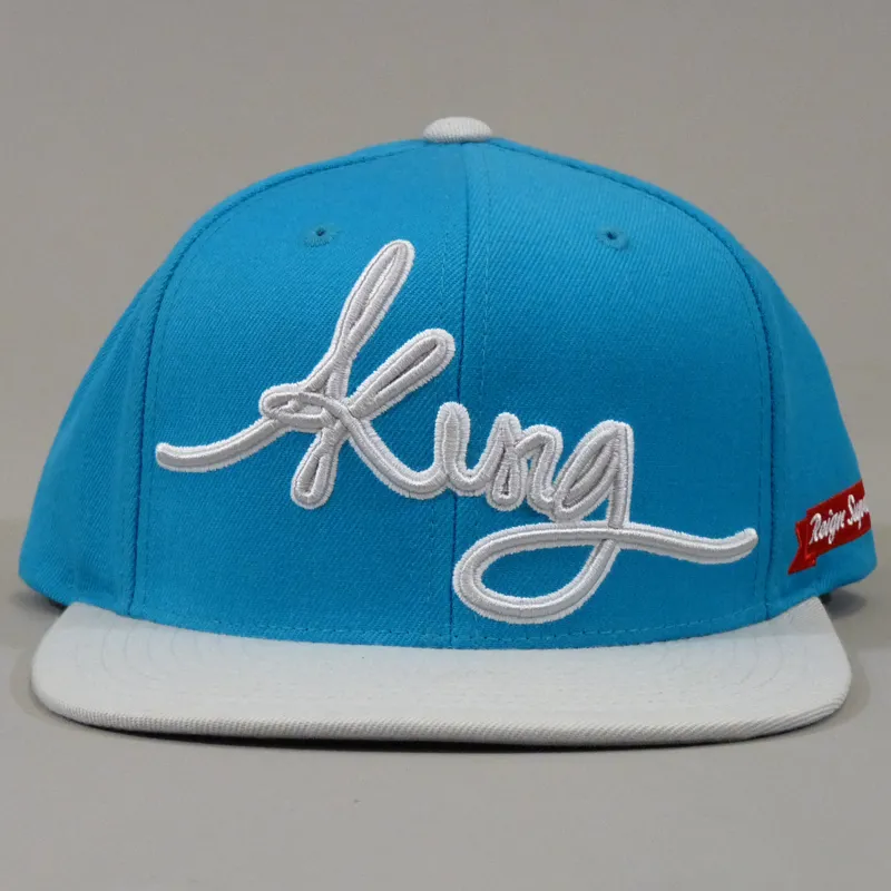 King Signature Starter Snapback Cap - Blue-1
