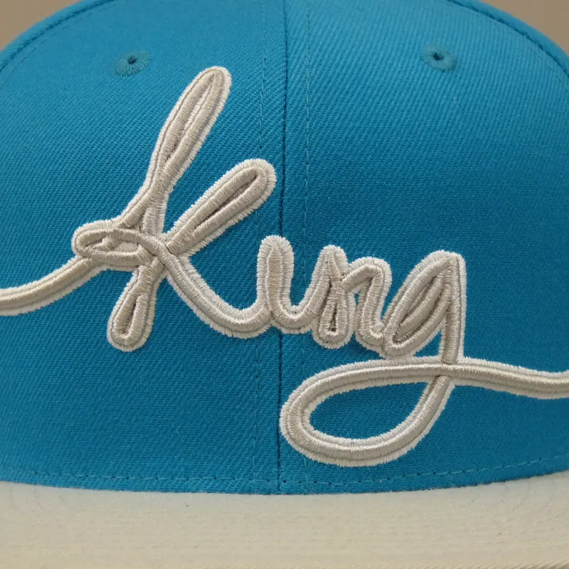 King Signature Starter Snapback Cap - Blue-3