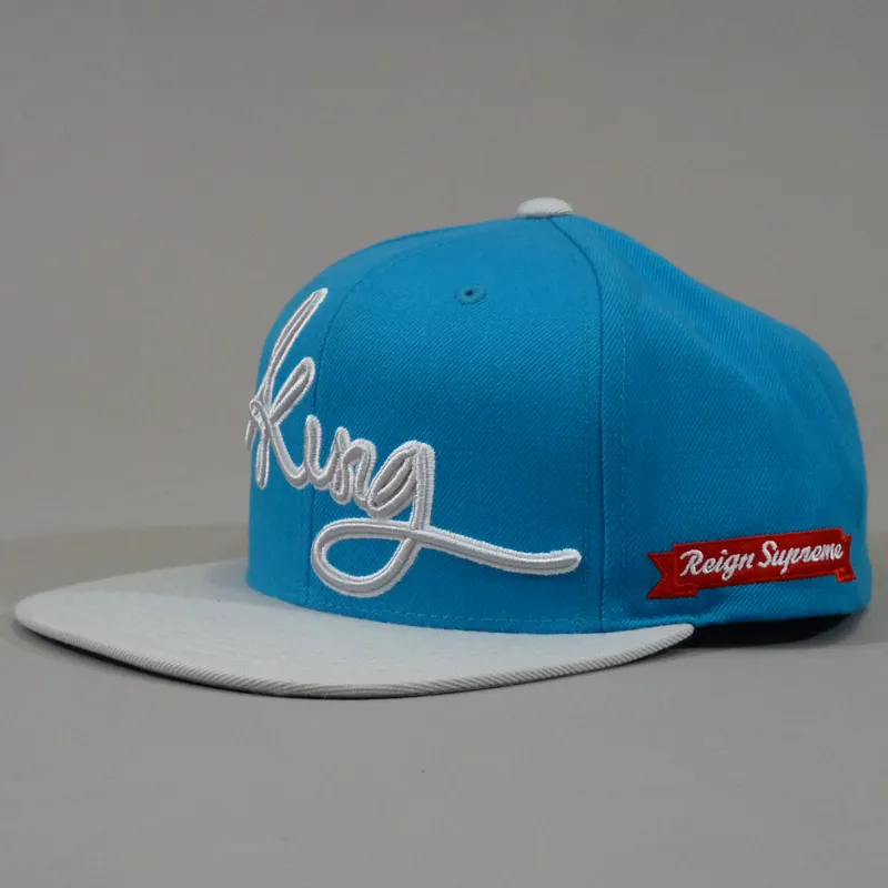 King Signature Starter Snapback Cap - Blue