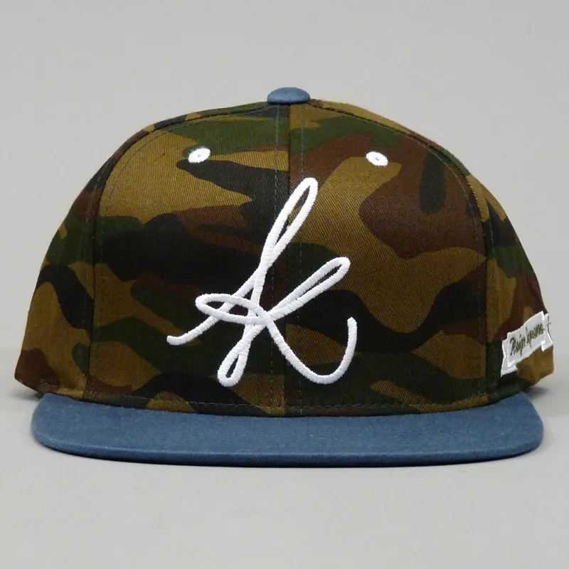 King Signature Starter Snapback Cap - Camo Green-2